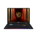 A product image of MSI Raider 18 HX AI (A2X) - 18" 4K 120Hz, Core Ultra 9 275HX, RTX 5090, 64GB/4TB - Win 11 Pro Gaming Notebook