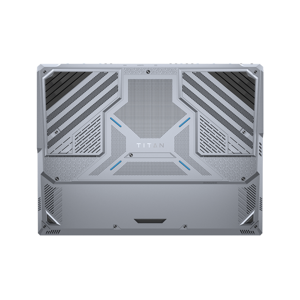 A large main feature product image of MSI Titan 18 HX AI (A2X) - 18" 4K 120Hz, Core Ultra 9 275HX, RTX 5080, 64GB/6TB - Win 11 Pro Gaming Notebook