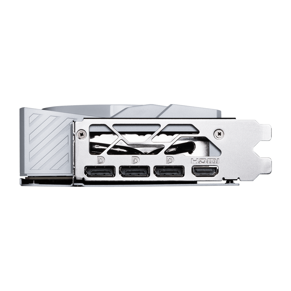 A large main feature product image of MSI GeForce RTX 5070 Gaming Trio OC 12GB GDDR7 - White