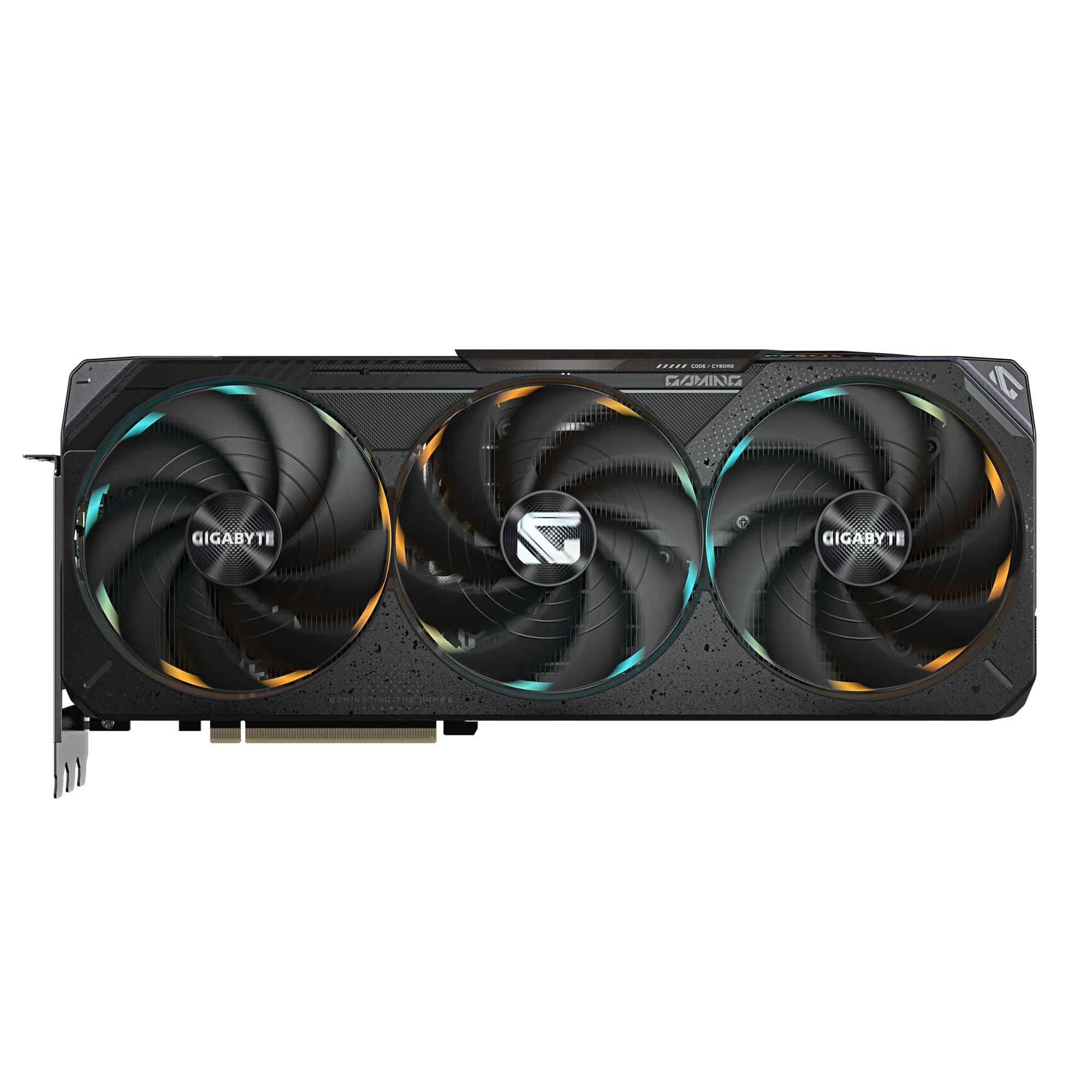 A large main feature product image of Gigabyte GeForce RTX 5070 Ti Gaming OC 16GB GDDR7