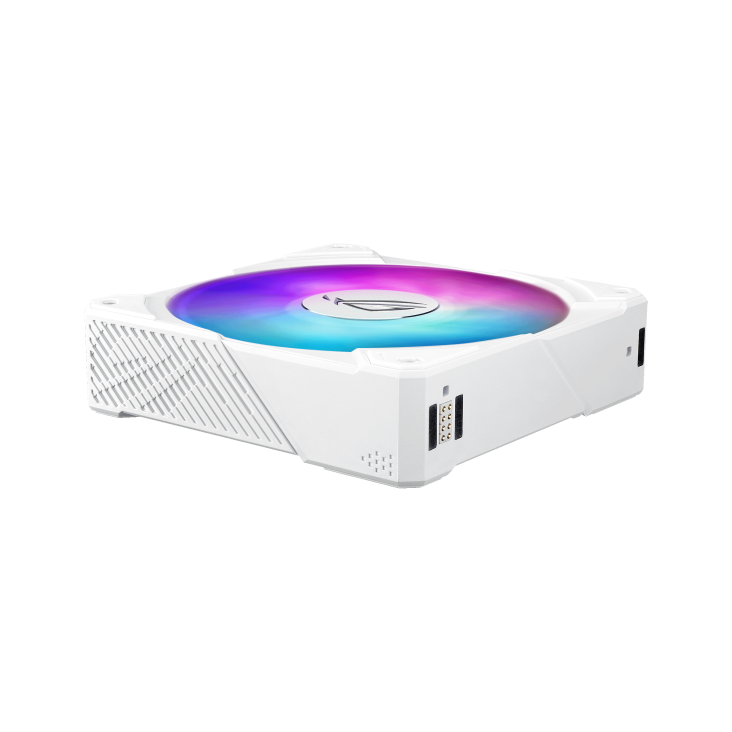 A large main feature product image of ASUS ROG Ryujin III 360 ARGB Extreme 360mm AIO Liquid CPU Cooler - White