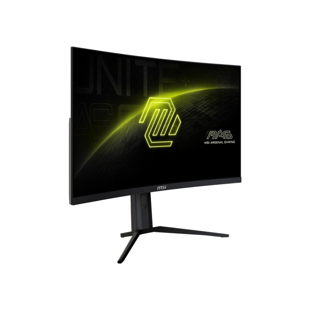 A large main feature product image of MSI MAG 321CUPDF - 32" Curved 4K 2160p 160Hz 0.5ms Fast VA Gaming Monitor