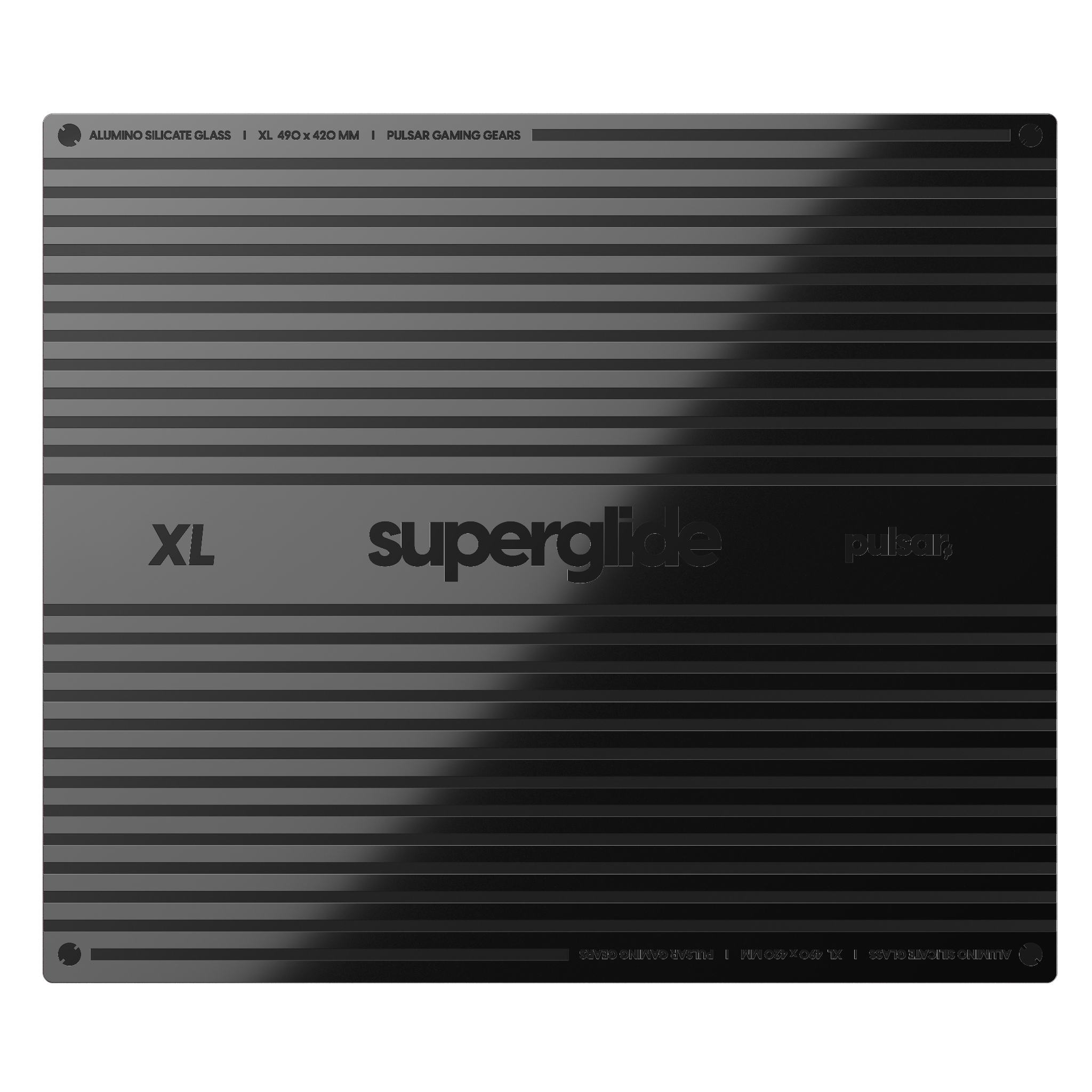 A large main feature product image of Pulsar Superglide v2 Glass Mousepad - XL (White)