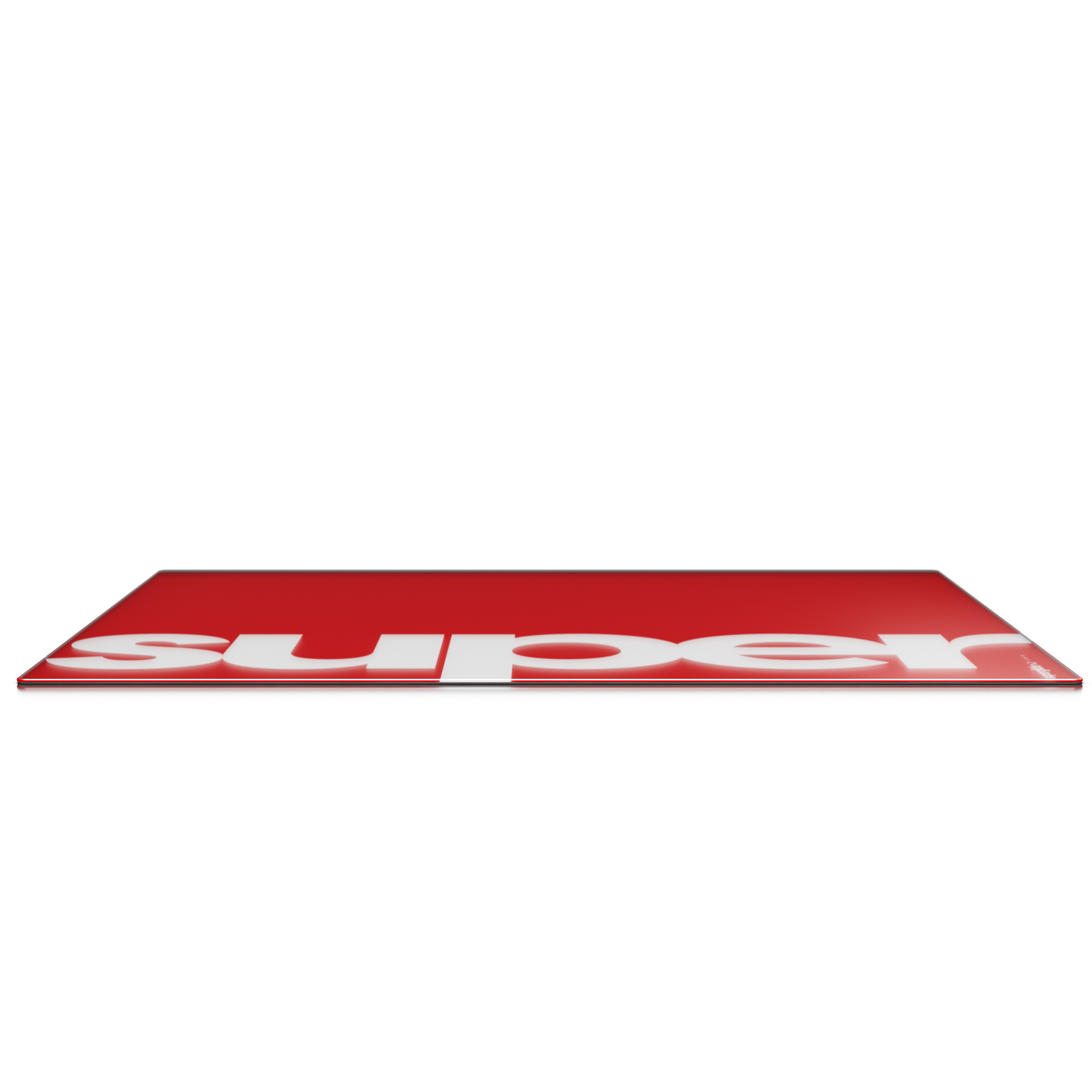 A large main feature product image of Pulsar Superglide v2 Glass Mousepad - XL (Red)