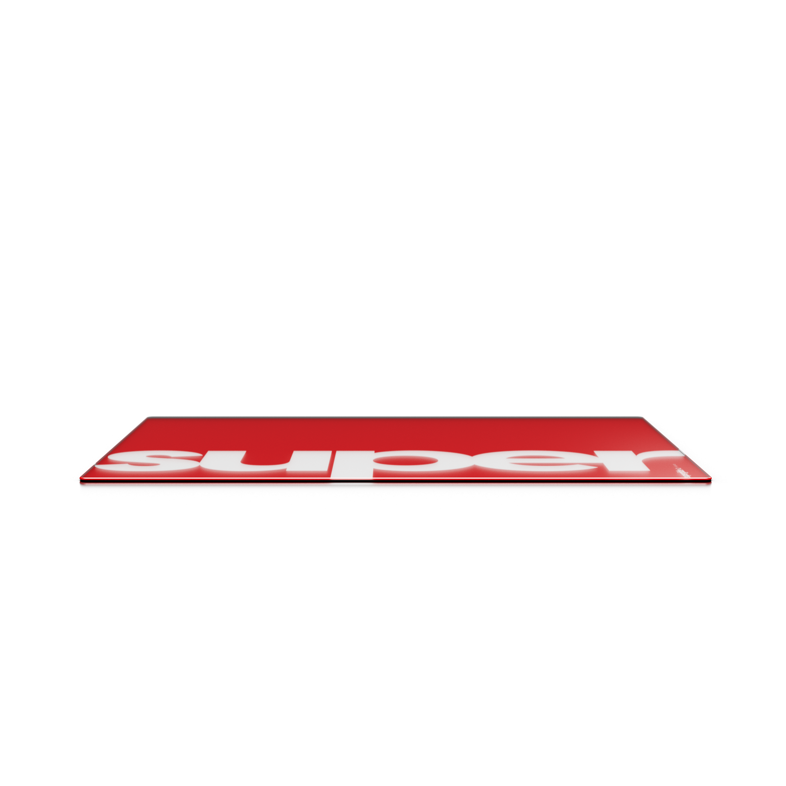 A large main feature product image of Pulsar Superglide v2 Glass Mousepad - Large (Red)
