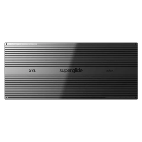 A large main feature product image of Pulsar Superglide Glass Mousepad - XXL (Black)