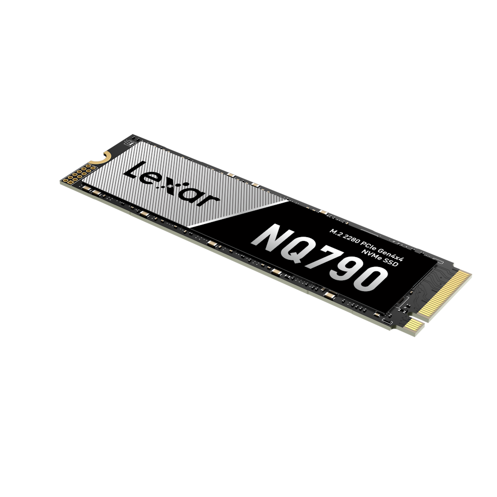 A large main feature product image of Lexar NQ790 PCIe Gen4 NVMe M.2 SSD - 2TB