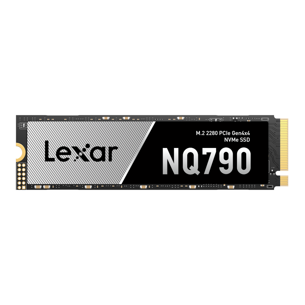 A large main feature product image of Lexar NQ790 PCIe Gen4 NVMe M.2 SSD - 4TB