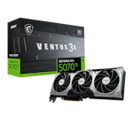 A small tile product image of MSI GeForce RTX 5070 Ti 16GB GDDR7 VENTUS 3X OC