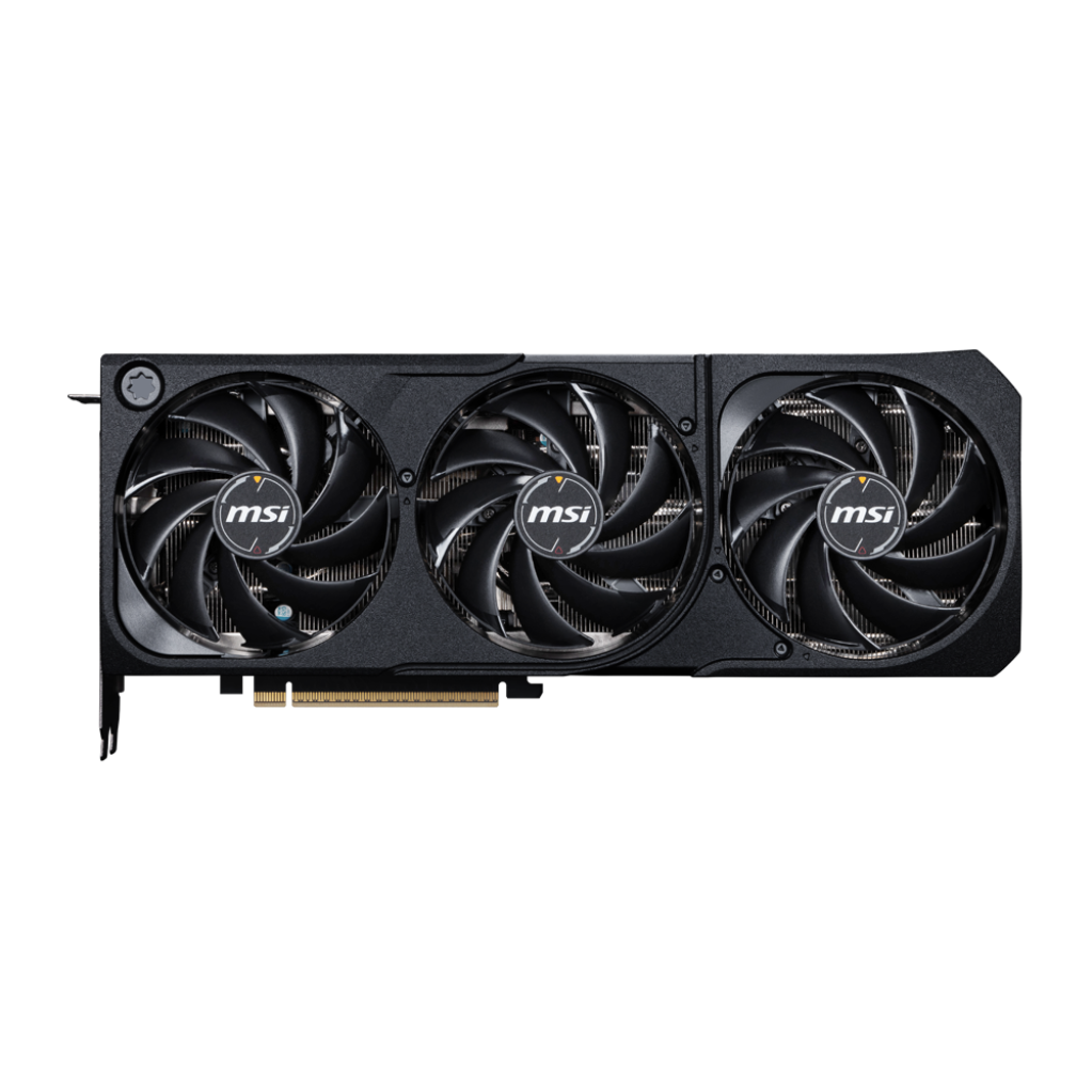 A large main feature product image of MSI GeForce RTX 5070 Ti Shadow 3X OC 16GB GDDR7