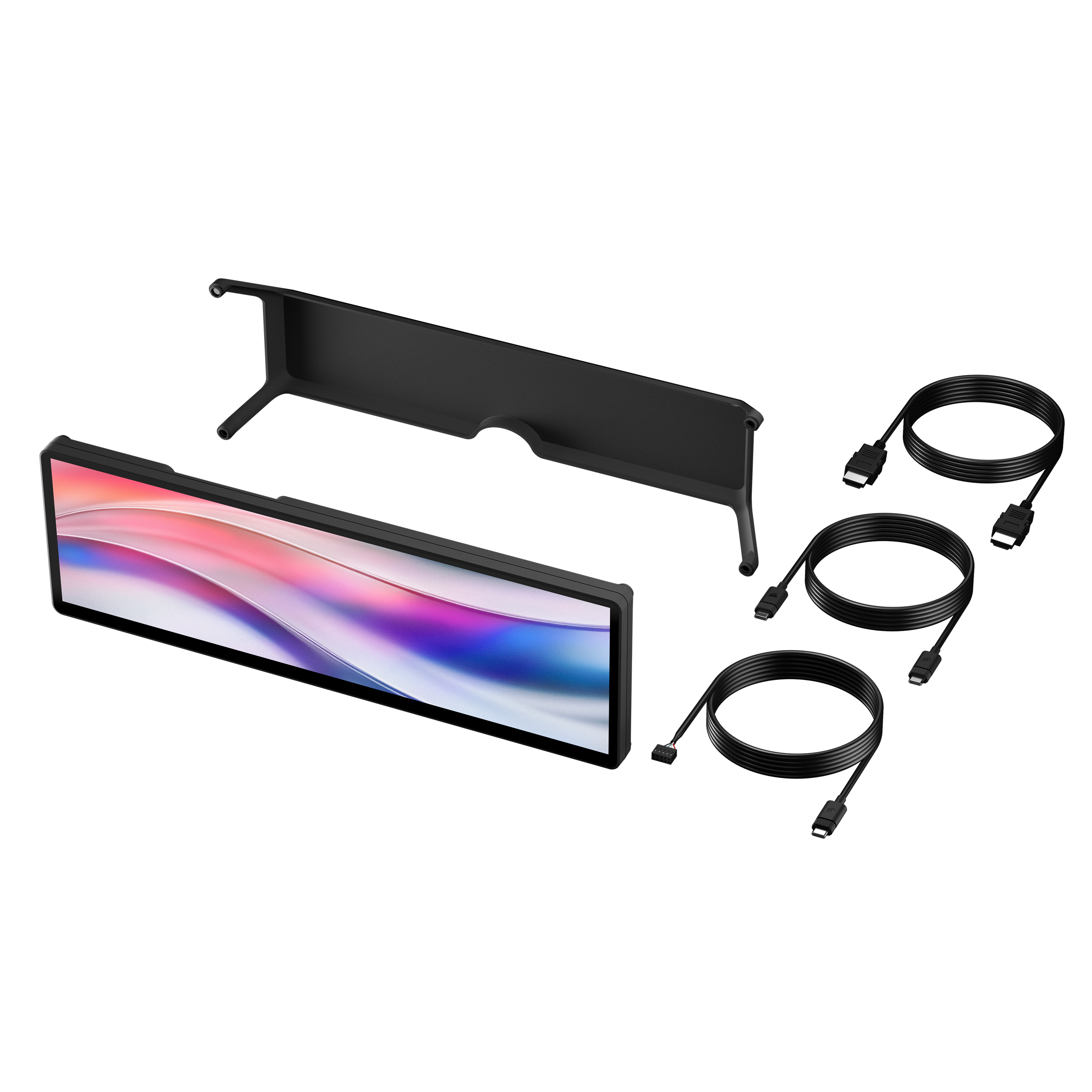 A large main feature product image of Corsair XENEON EDGE 14.5" Case-Mountable LCD Touchscreen