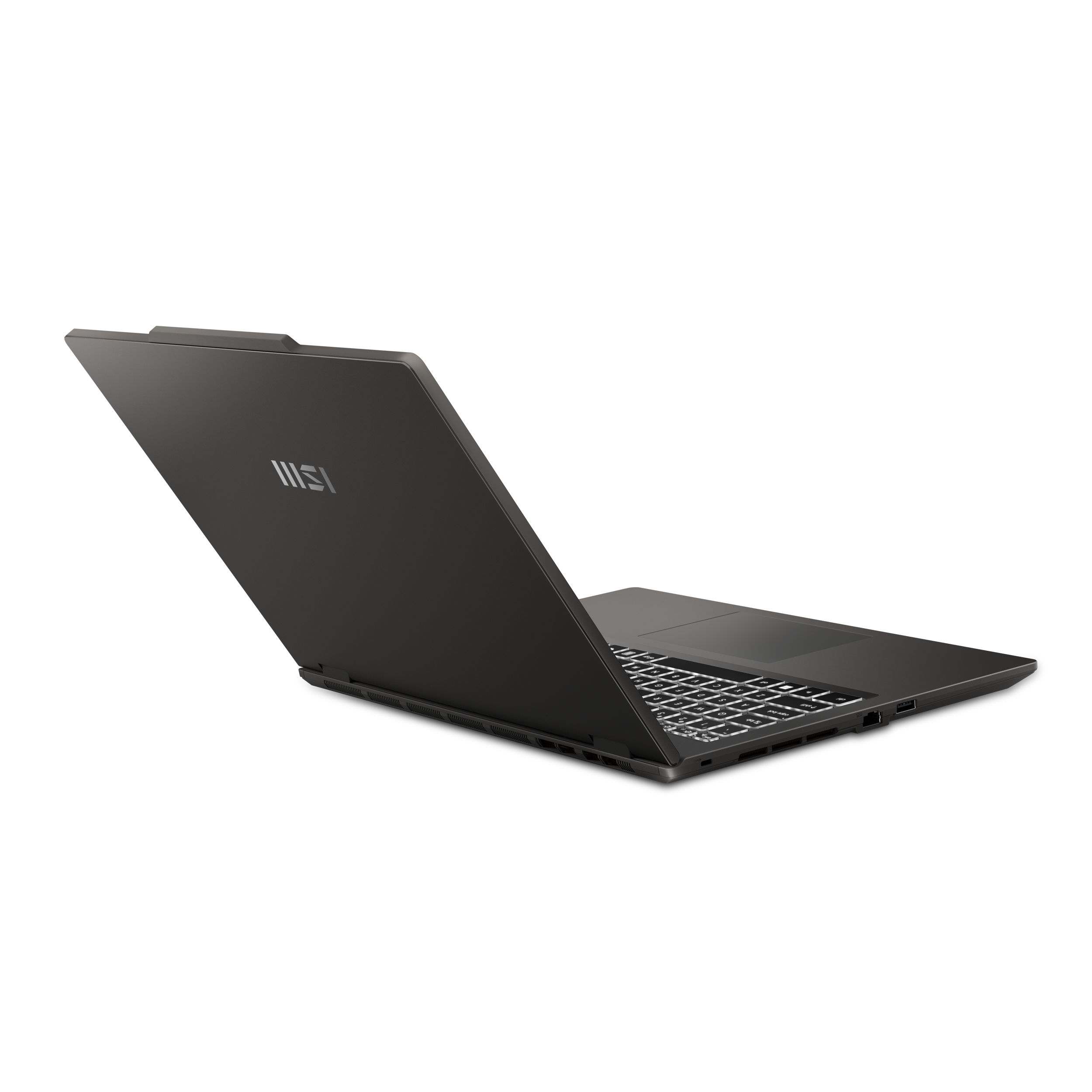 A large main feature product image of MSI Venture A16 AI+ (A3H) - 16" 120Hz, Ryzen AI 7 350, 16GB/512GB - Win 11 Gaming Notebook