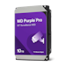 A product image of WD Purple Pro 3.5" Surveillance HDD - 10TB 512MB