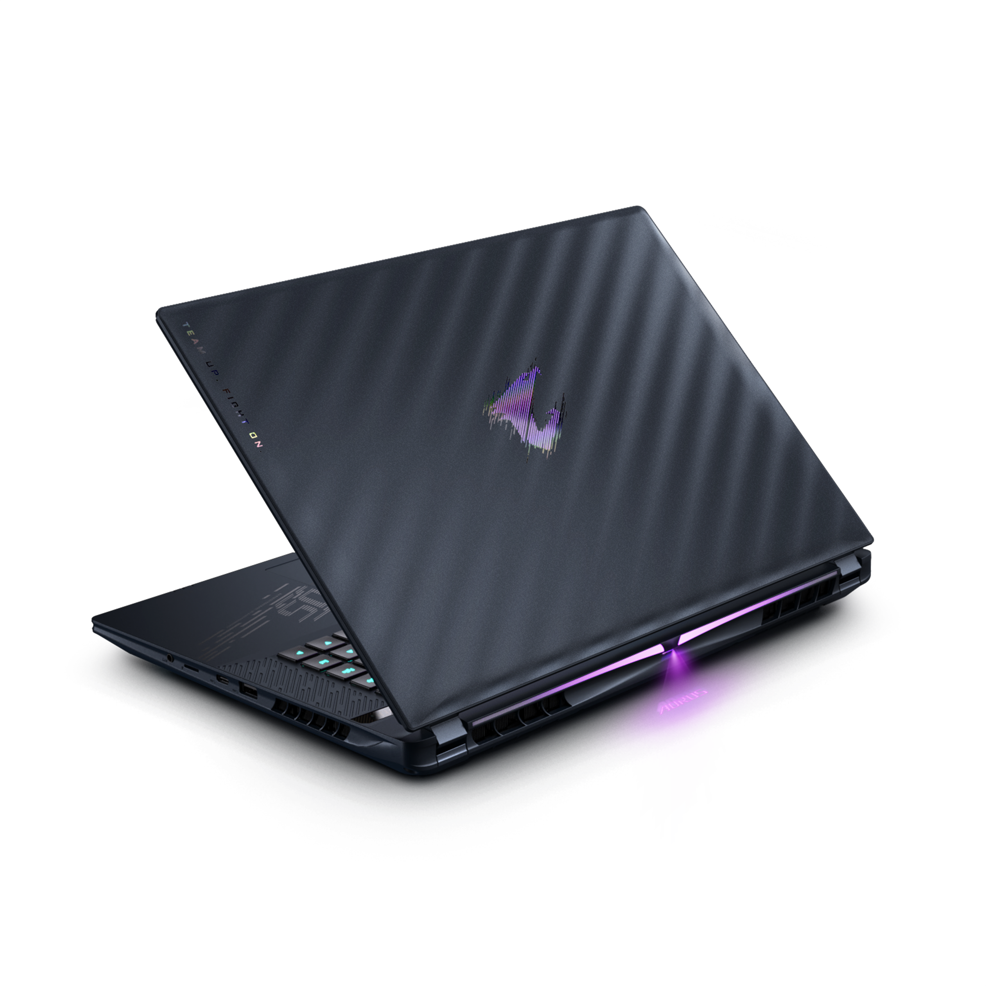 A large main feature product image of Gigabyte AORUS MASTER 16 (BZH) - 16" 240Hz, Ultra 9 275HX, RTX 5090, 32GB/1TB - Win 11 Pro Gaming Notebook