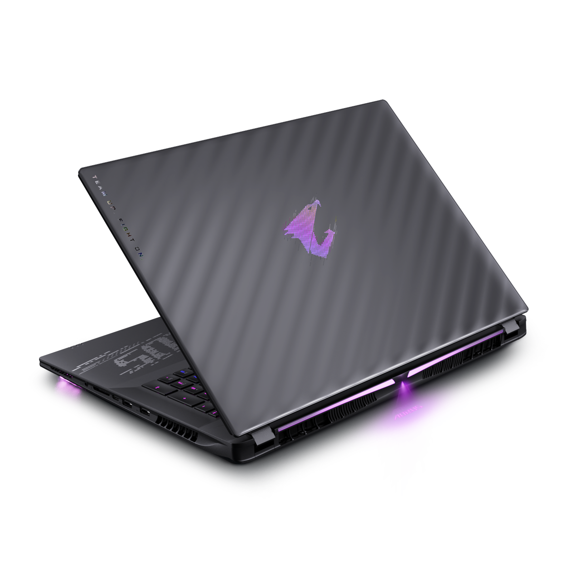 A large main feature product image of Gigabyte AORUS MASTER 18 (BZH) - 18" 240Hz, Ultra 9 275HX, RTX 5090, 64GB/2TB - Win 11 Pro Gaming Notebook