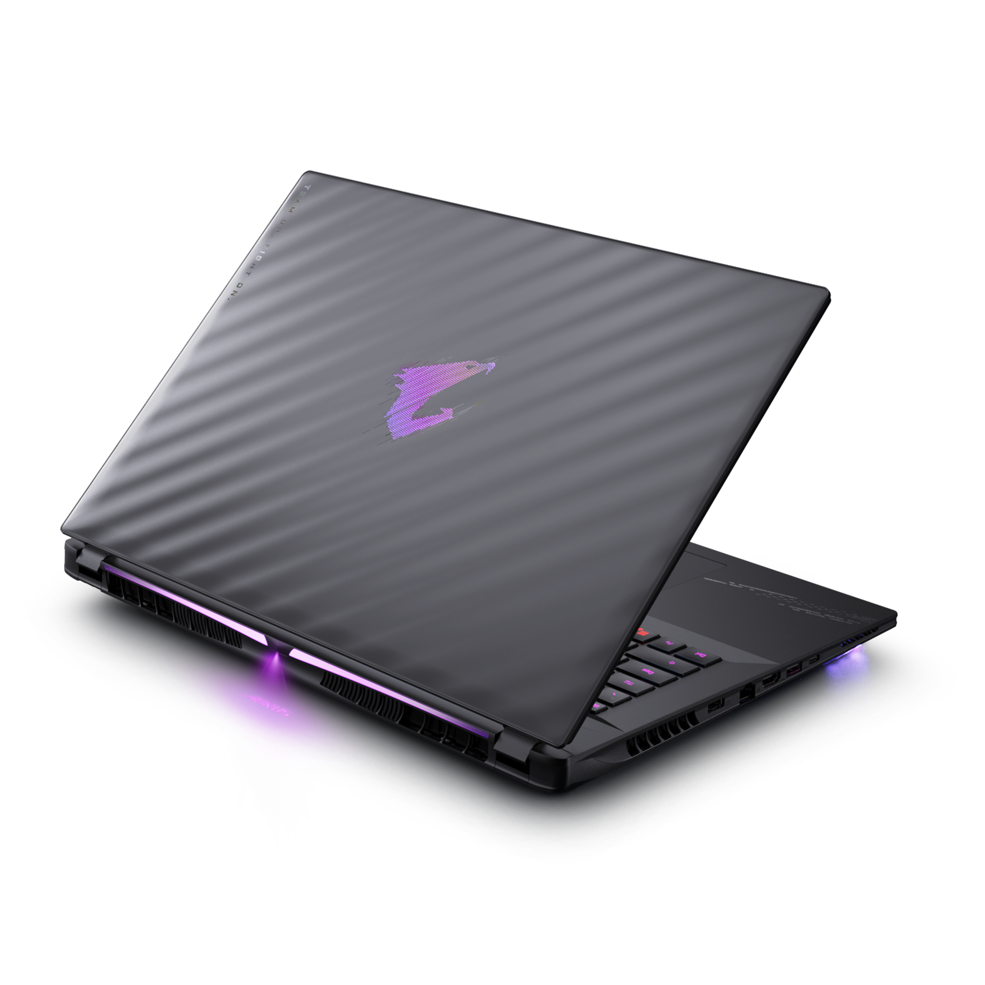 A large main feature product image of Gigabyte AORUS MASTER 18 (BZH) - 18" 240Hz, Ultra 9 275HX, RTX 5090, 64GB/2TB - Win 11 Pro Gaming Notebook