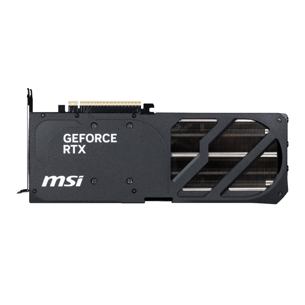 A large main feature product image of MSI GeForce RTX 5070 Shadow 3X OC 12GB GDDR7