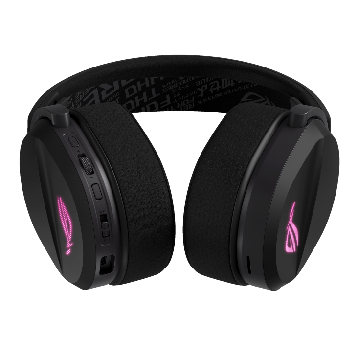 A large main feature product image of ASUS ROG Pelta Wireless Gaming Headset