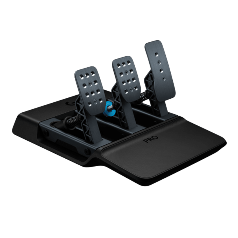 A large main feature product image of Logitech G PRO Racing Pedals