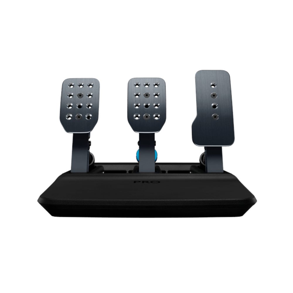 A large main feature product image of Logitech G PRO Racing Pedals