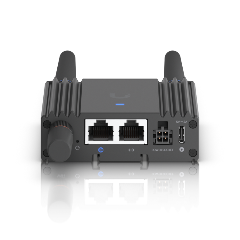 A large main feature product image of Ubiquiti UniFi Mobile Router Ultra