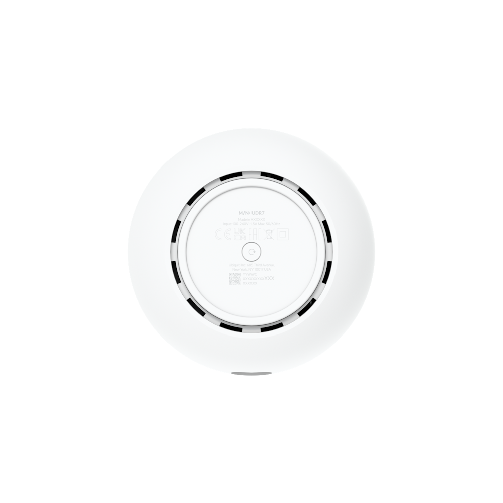 A large main feature product image of Ubiquiti UniFi Dream Router 7