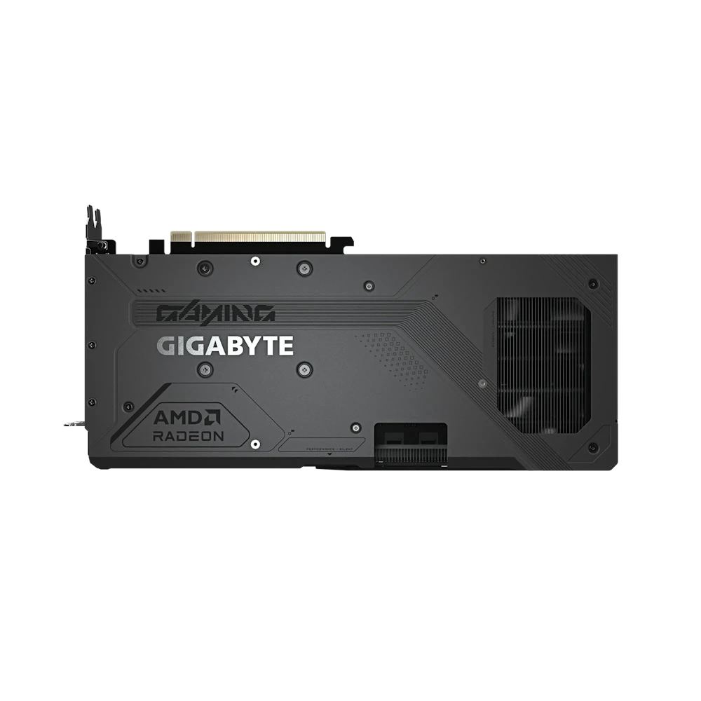 A large main feature product image of Gigabyte Radeon RX 9070 Gaming OC 16GB GDDR6