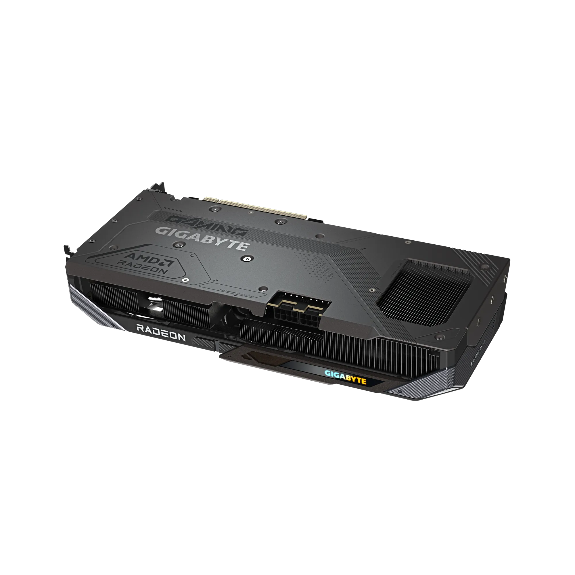 A large main feature product image of Gigabyte Radeon RX 9070 Gaming OC 16GB GDDR6