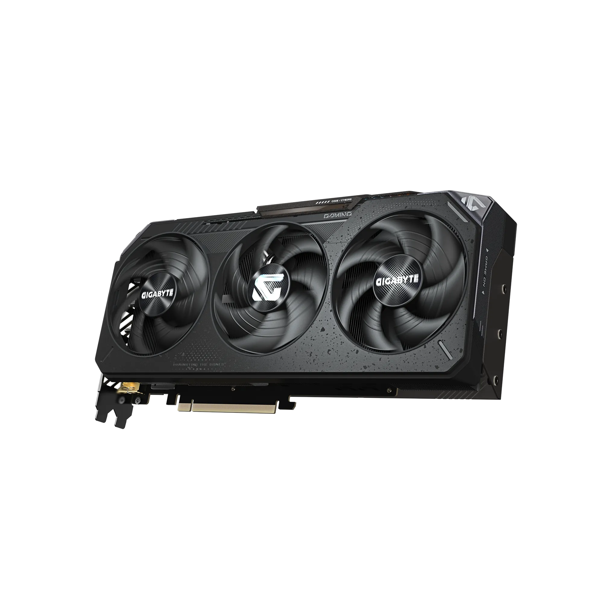 A large main feature product image of Gigabyte Radeon RX 9070 XT Gaming OC 16GB GDDR6
