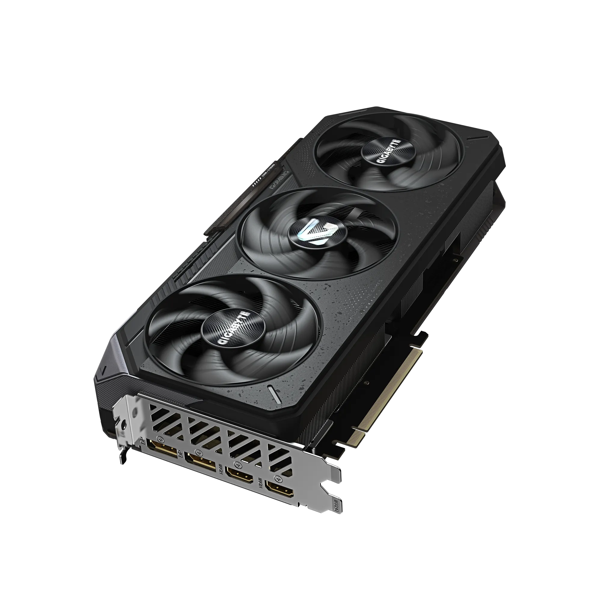 A large main feature product image of Gigabyte Radeon RX 9070 XT Gaming OC 16GB GDDR6