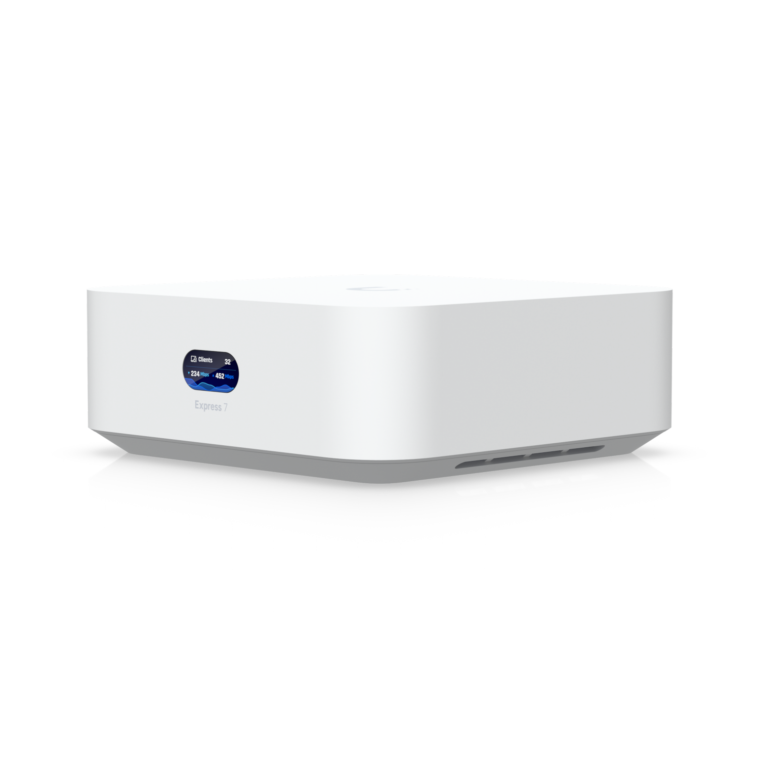 A large main feature product image of Ubiquiti UniFi Express 7 Gateway & Wi-Fi 7 Wireless Access Point