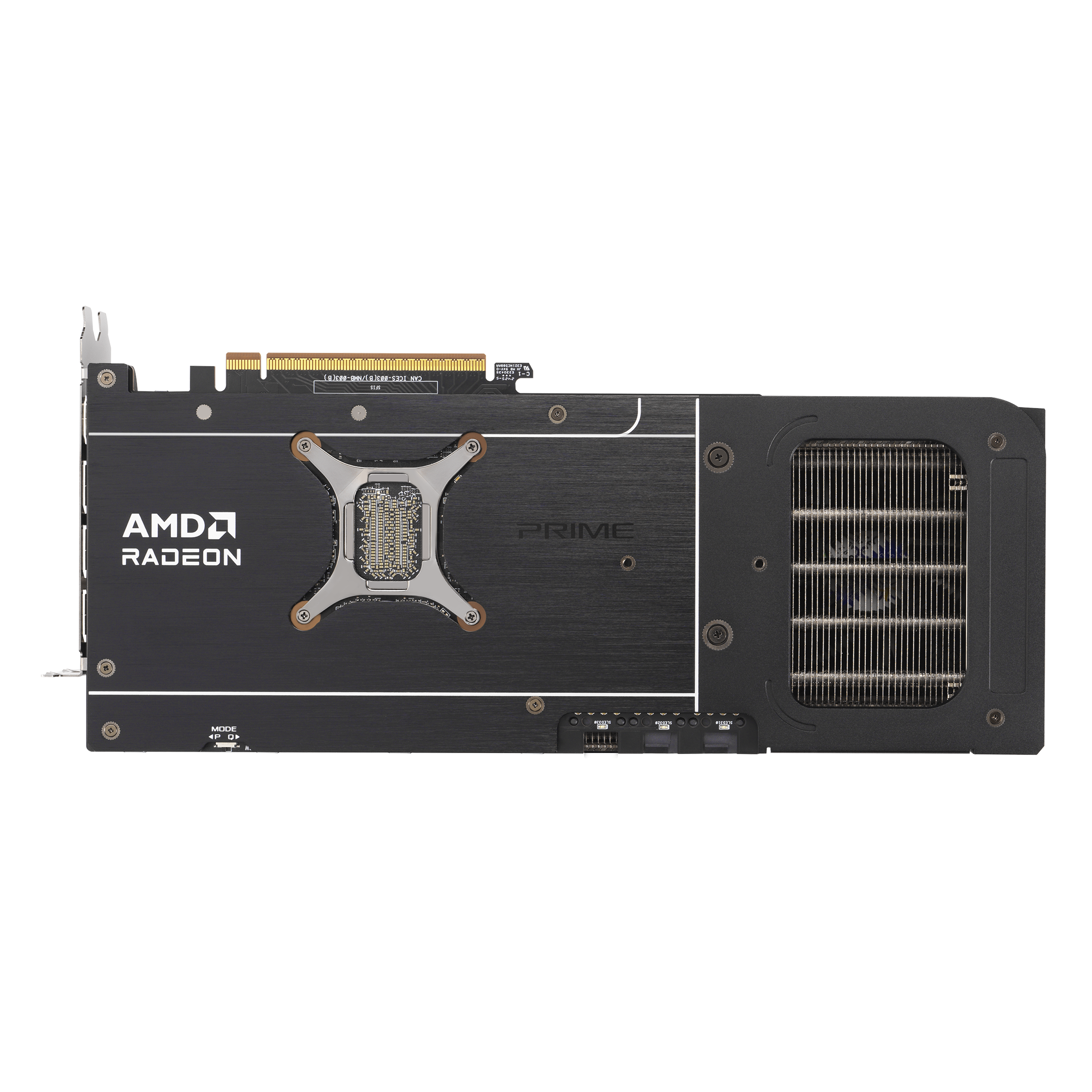A large main feature product image of ASUS Radeon RX 9070 Prime OC 16GB GDDR6