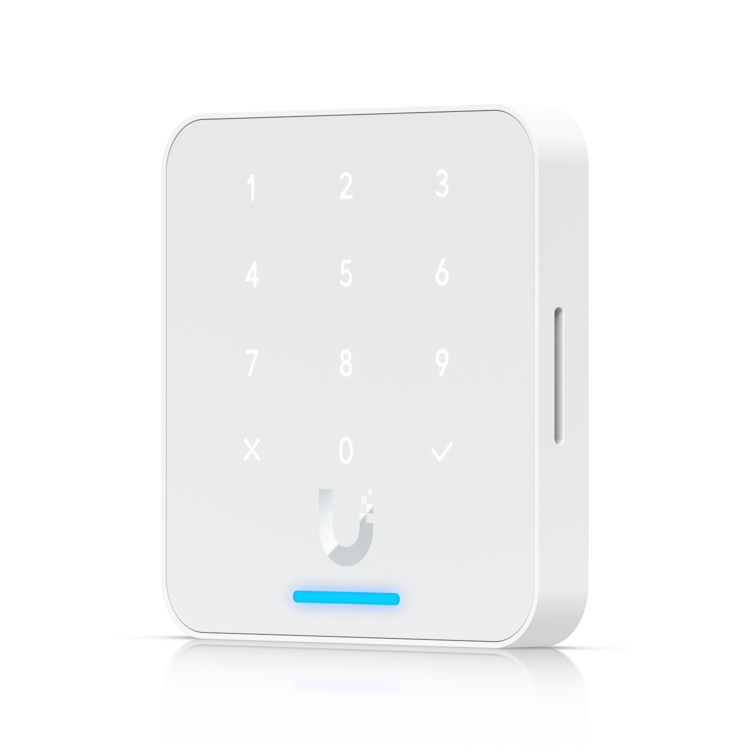A large main feature product image of Ubiquiti UniFi Reader Flex (White)