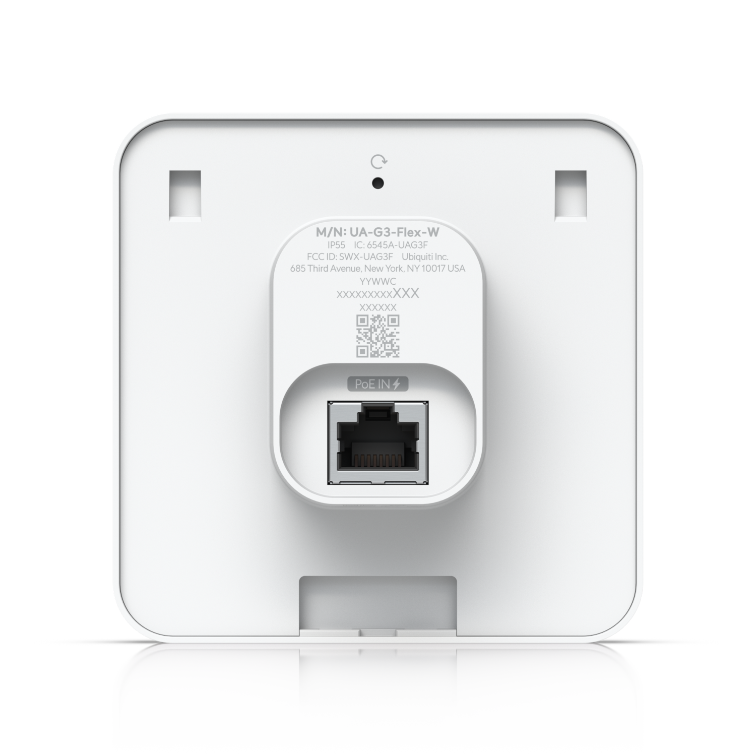 A large main feature product image of Ubiquiti UniFi Reader Flex (White)