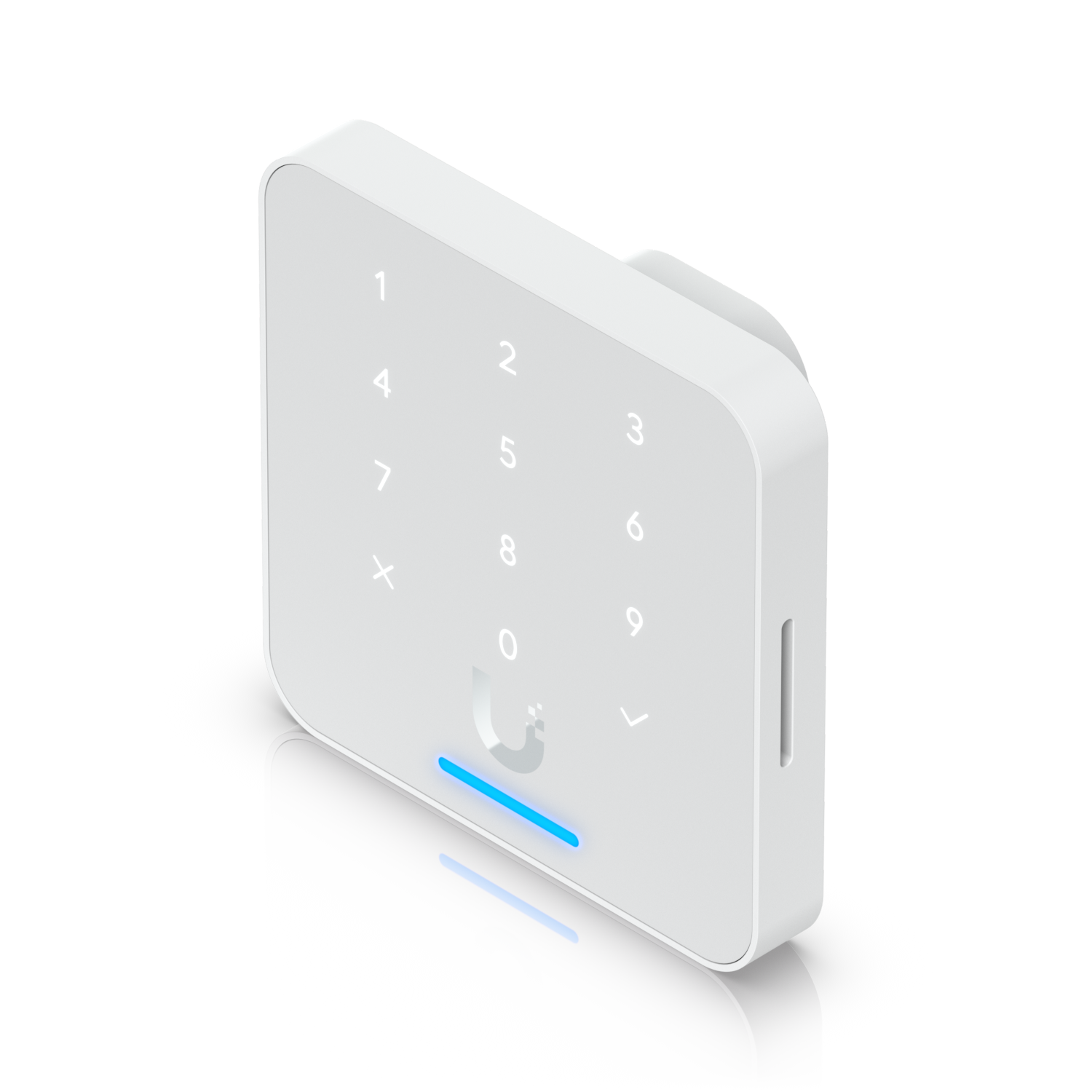 A large main feature product image of Ubiquiti UniFi Reader Flex (White)