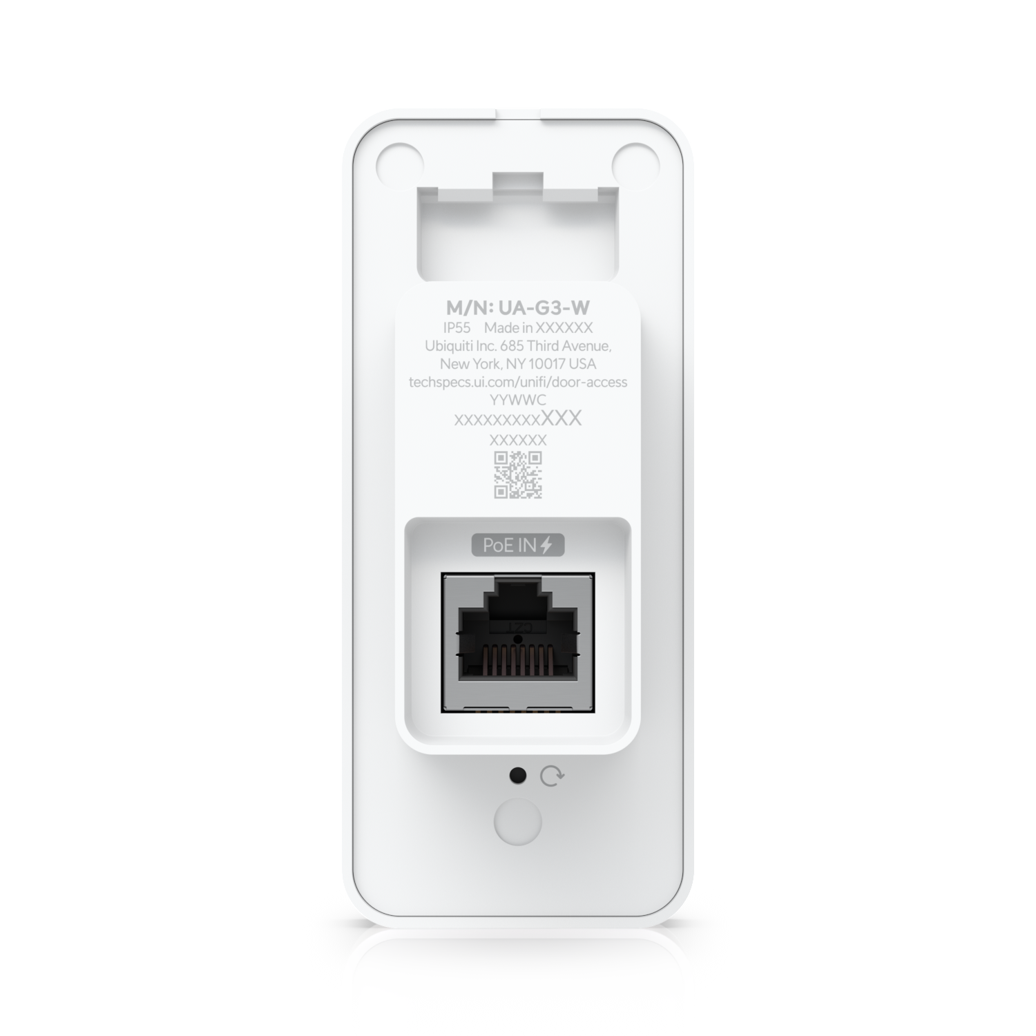 A large main feature product image of Ubiquiti UniFi Access G3 Reader (White)