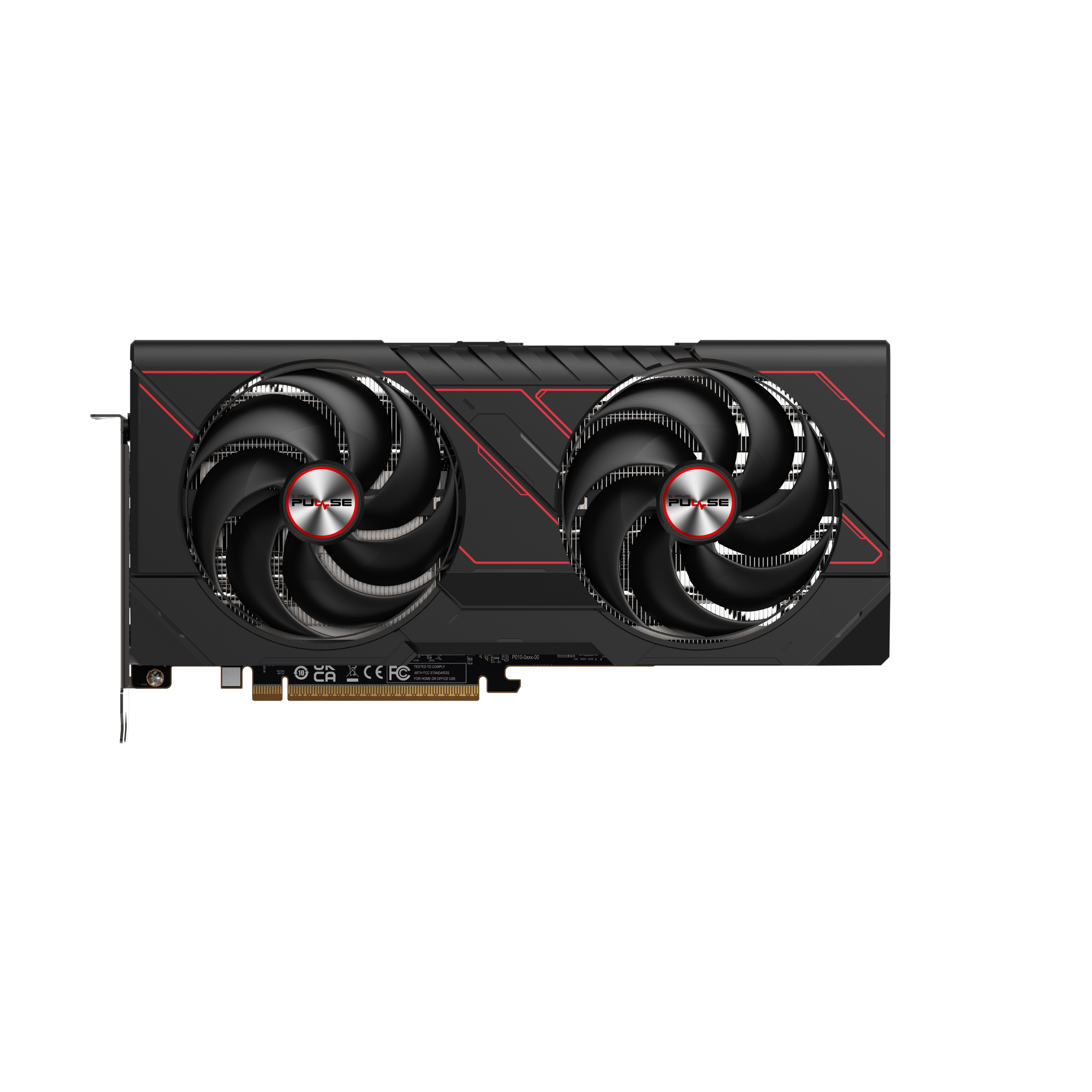 A large main feature product image of SAPPHIRE PULSE Radeon RX 9070 16GB GDDR6