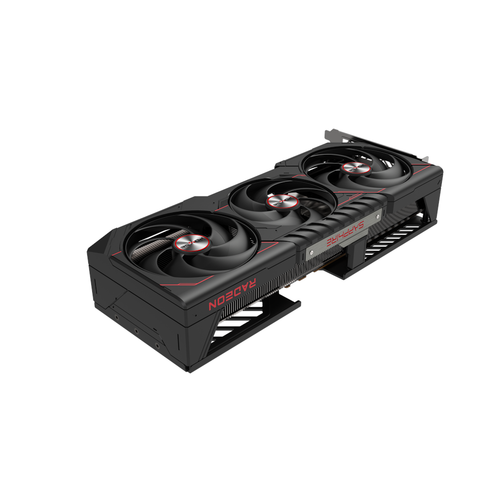 A large main feature product image of SAPPHIRE PULSE Radeon RX 9070 XT 16GB GDDR6