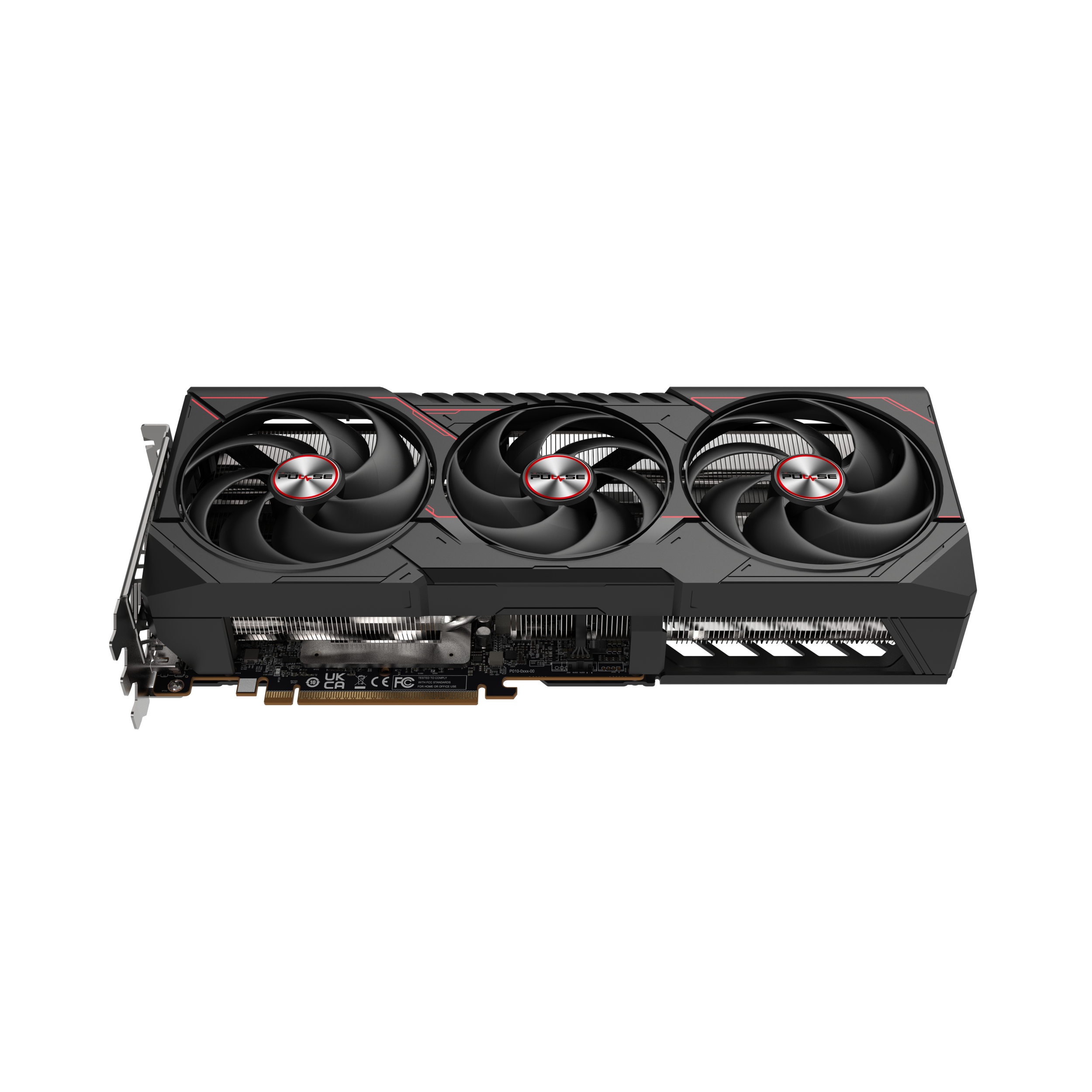 A large main feature product image of SAPPHIRE PULSE Radeon RX 9070 XT 16GB GDDR6