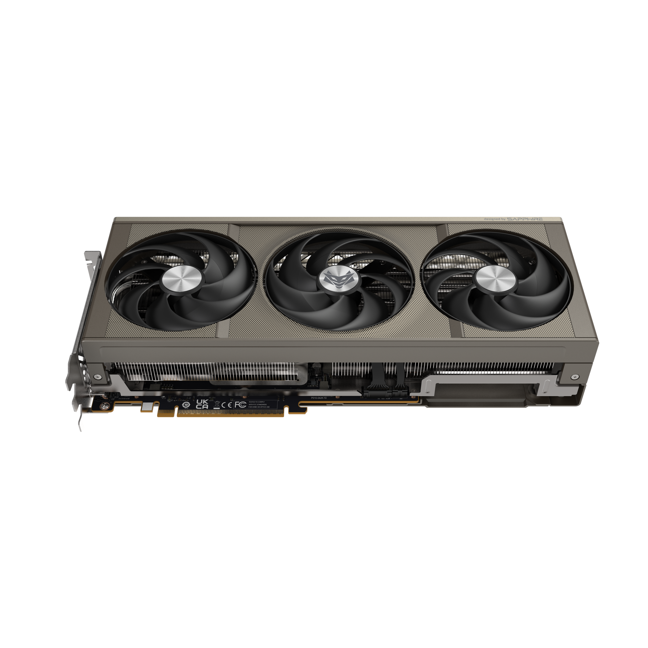 A large main feature product image of SAPPHIRE NITRO+ Radeon RX 9070 XT 16GB GDDR6
