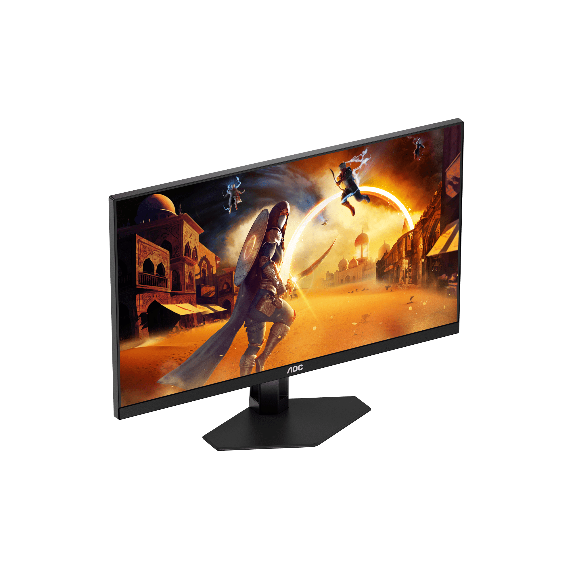 A large main feature product image of AOC Gaming 27G4E - 27" 1080p 180Hz Fast IPS Monitor