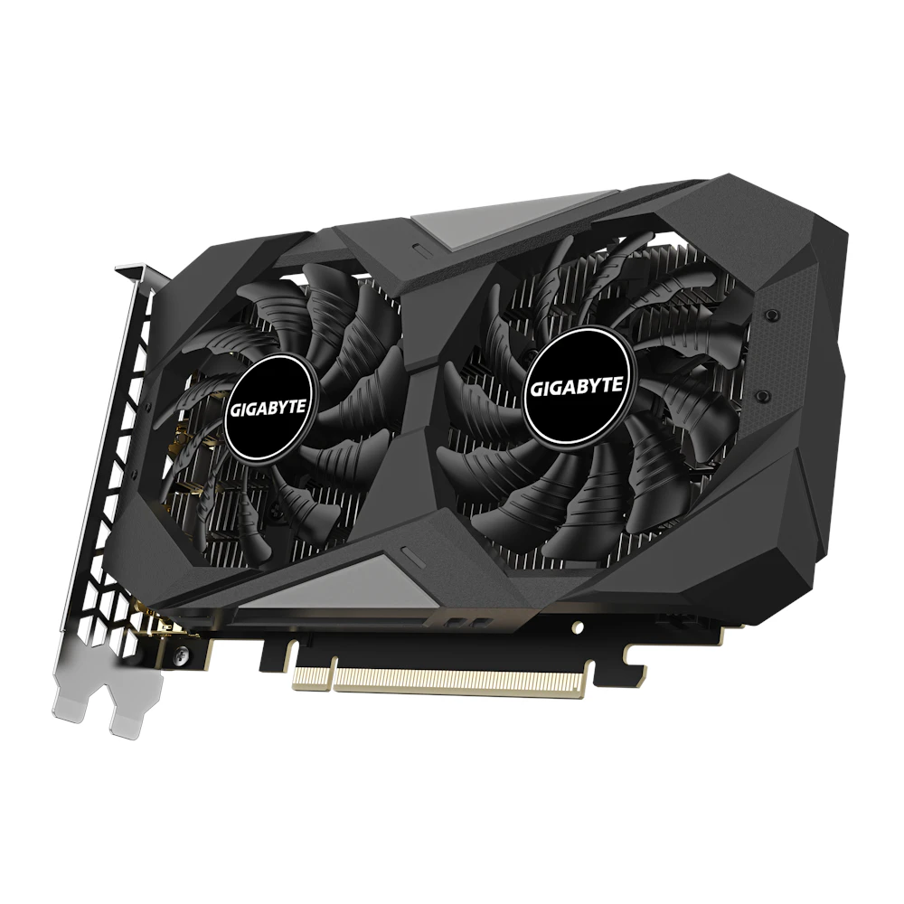 A large main feature product image of Gigabyte GeForce RTX 3050 Windforce OC V2 6GB GDDR6