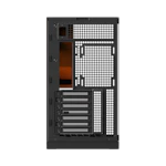 A small tile product image of Geometric Future Model 5 Fanless - Mid Tower Glass Case (Black/Yellow)