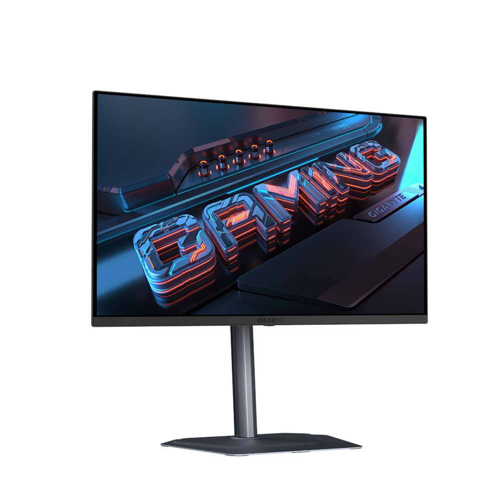 A large main feature product image of Gigabyte MO27Q2 - 27" 1440p 240Hz 0.03ms OLED Gaming Monitor