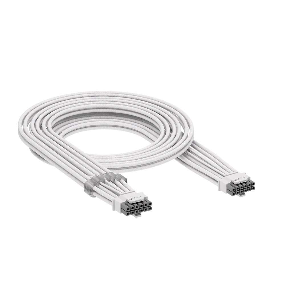 A large main feature product image of Corsair RM750e - 750W Gold ATX 3.1 Modular PSU (White)