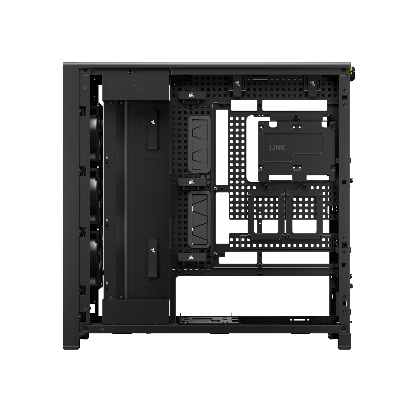 A large main feature product image of Corsair FRAME 5000D RS Modular Mid Tower Case (Black)