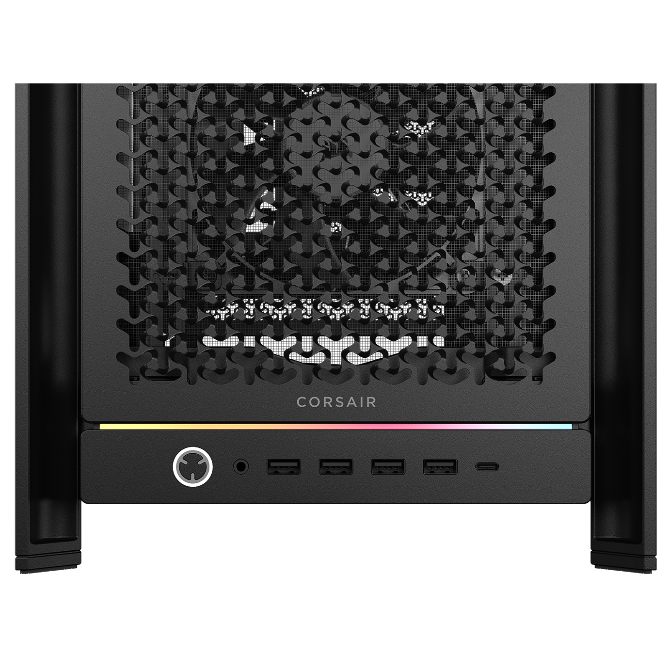 A large main feature product image of Corsair FRAME 5000D RS Modular Mid Tower Case (Black)