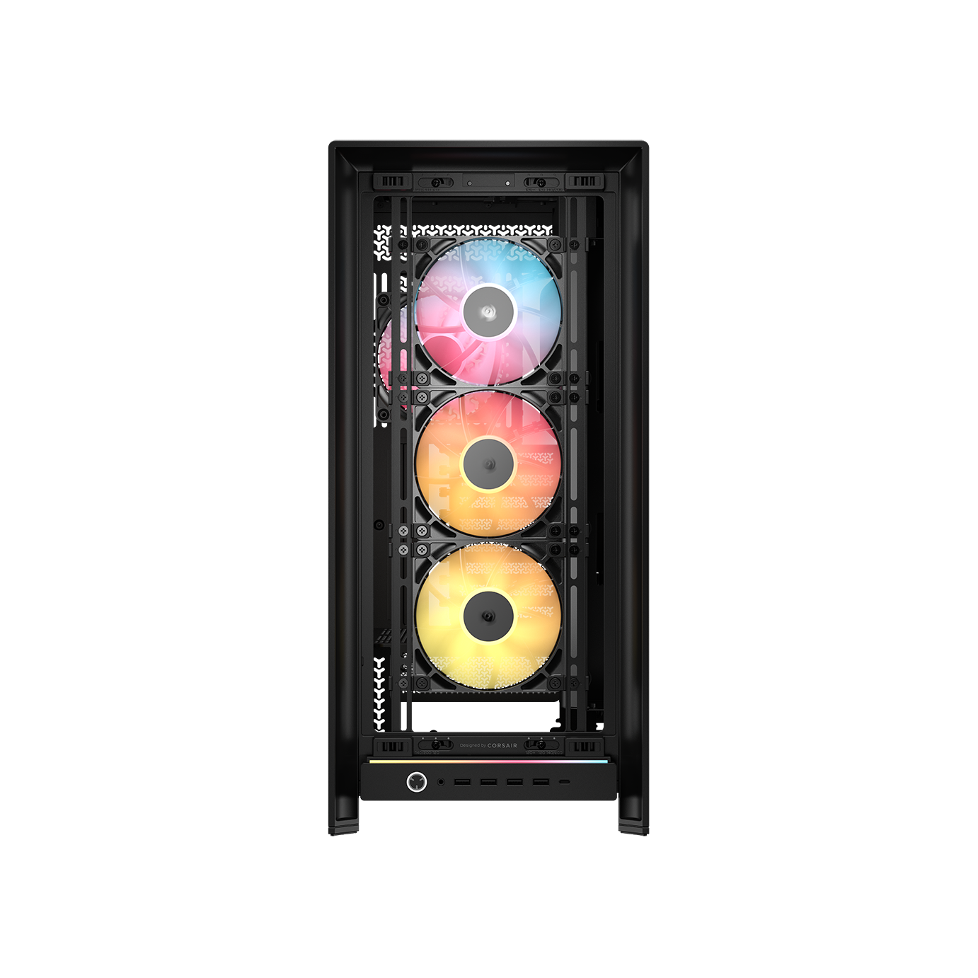 A large main feature product image of Corsair FRAME 5000D RS ARGB Modular Mid Tower Case (Black)