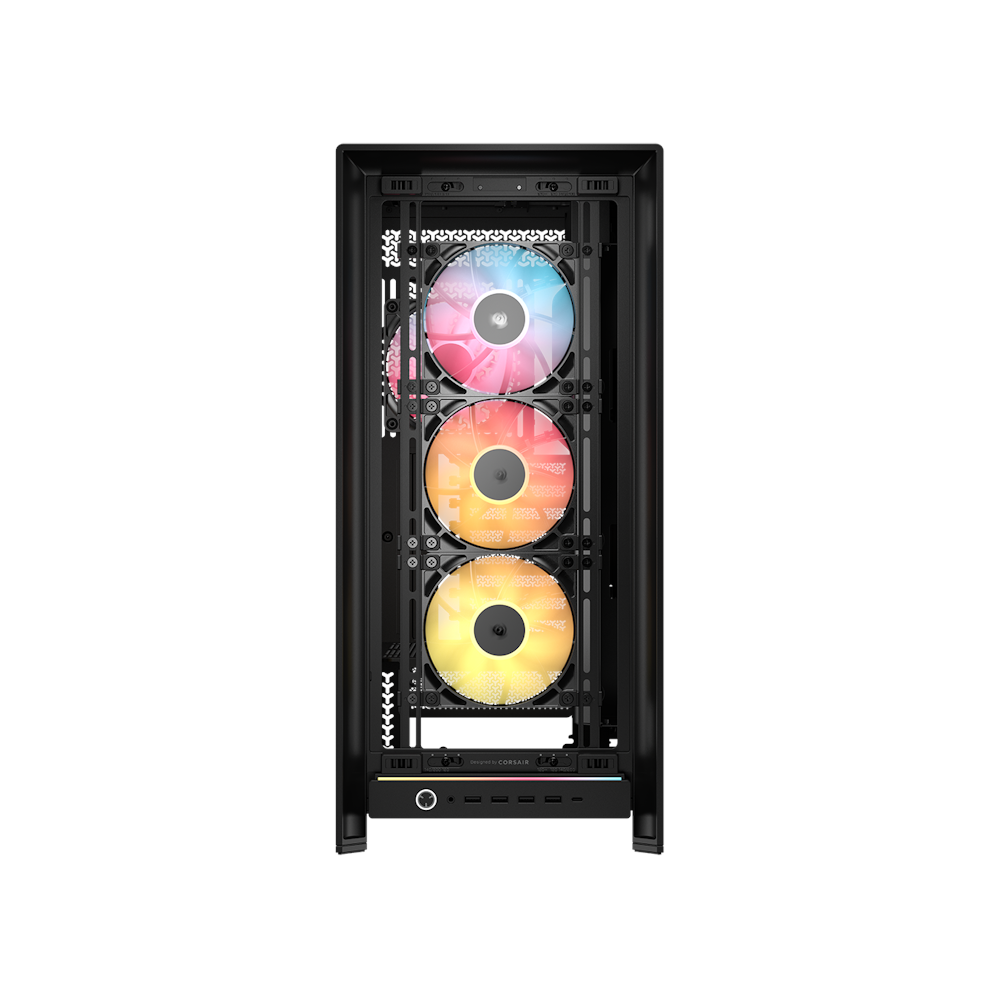 A large main feature product image of Corsair FRAME 5000D RS ARGB Modular Mid Tower Case (Black)