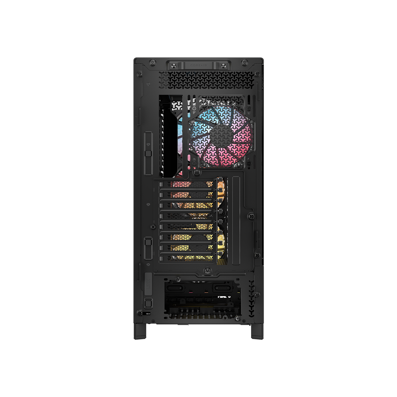 A large main feature product image of Corsair FRAME 5000D RS ARGB Modular Mid Tower Case (Black)